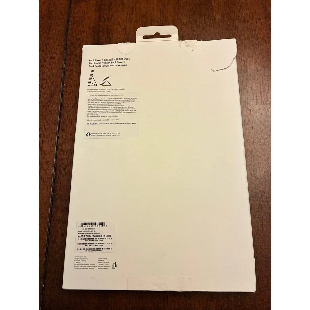 Samsung Galaxy Tab A9+ Book‎ Cover Graphite Case EF-BX210TBEGUJ New Open Box